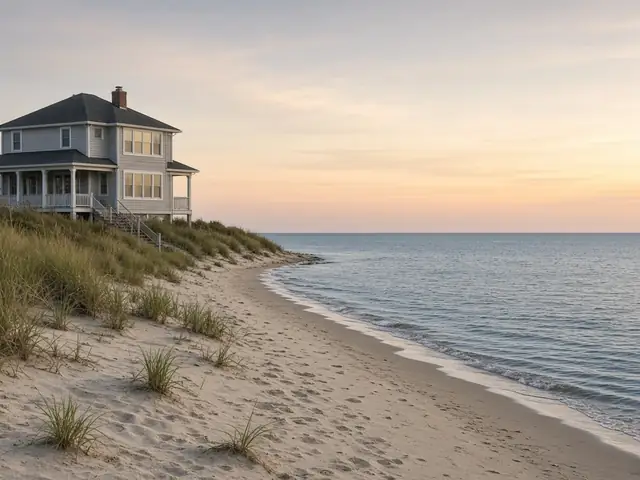 Sandbar beach front home on the Chesapeake Bay